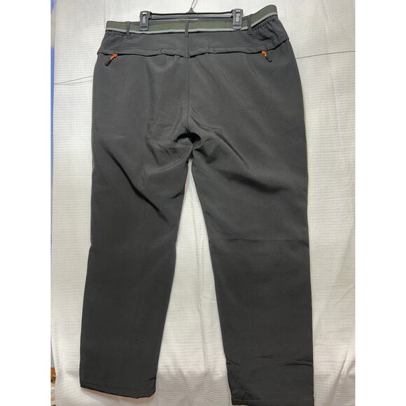 Camii Mia Men's Black Windproof Waterproof Soft Shell Hiking Pants Size 42x28 - Picture 5 of 8